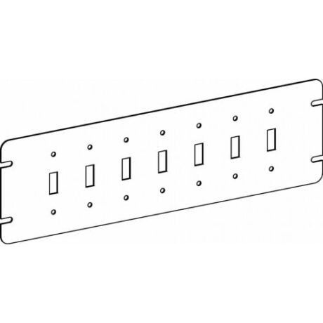 FLAT, 7-GANG SWITCH BOX TOGGLE SWITCH DEVICE COVER