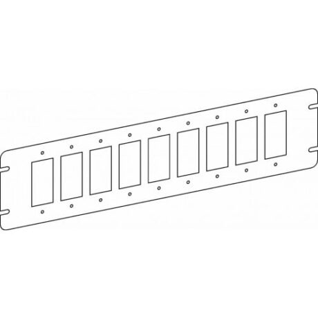 FLAT, 9-GANG SWITCH BOX DECORATIVE OR GFCI DEVICE COVER