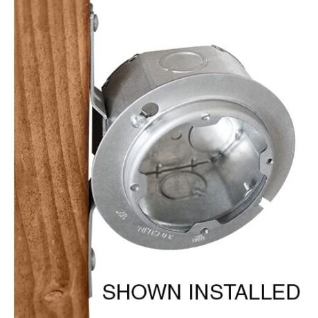 4” OCT. BOX STEEL COVER 3/4” RAISED OPEN, DUAL DIR. - Image 3