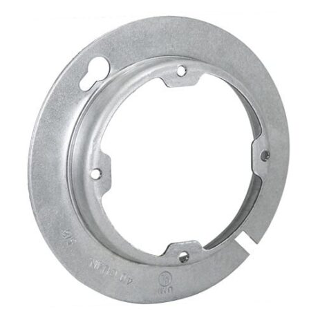 4” OCT. BOX STEEL COVER 1-1/4” RAISED OP, DUAL DIR.