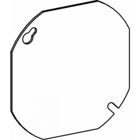 FLAT, 4” ROUND OCTAGONAL BLANK COVER