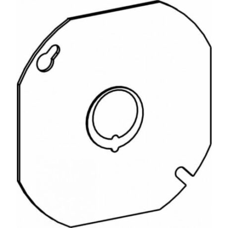 FLAT, 4” ROUND BLANK COVER WITH MKO - Image 2