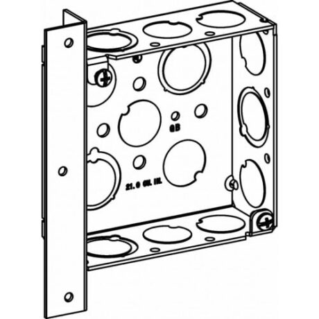 1-1/2” DEEP, 4” SQUARE (4S) BOX WELDED WITH MKO & AB BRACKET