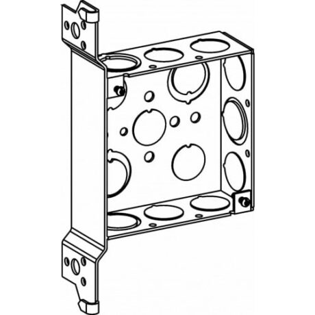 1-1/2” DEEP, 4” SQUARE (4S) BOX WELDED WITH MKO & WB BRACKET