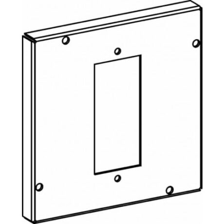 RAISED 1/2”, 4-11/16” SQUARE (5S) GFCI OR DECORATIVE SWITCH INDUSTRIAL COVER