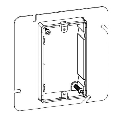 UL-APPROVED 1-GANG ADJUSTABLE RING FOR 5S BOXES - Image 2