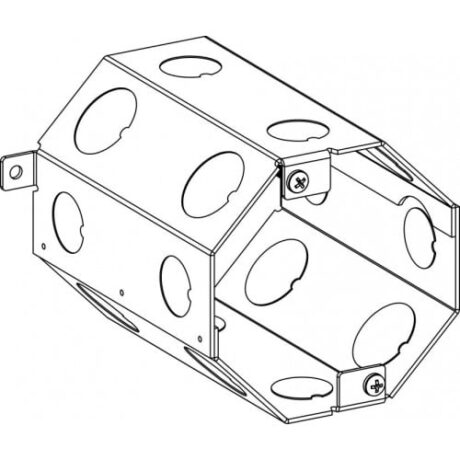 5” DEEP, 4” OCTAGONAL CONCRETE BOX