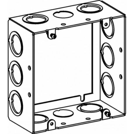 2-1/8” DEEP, 4-11/16” SQUARE (5S) EXTENSION RING WELDED WITH MKO