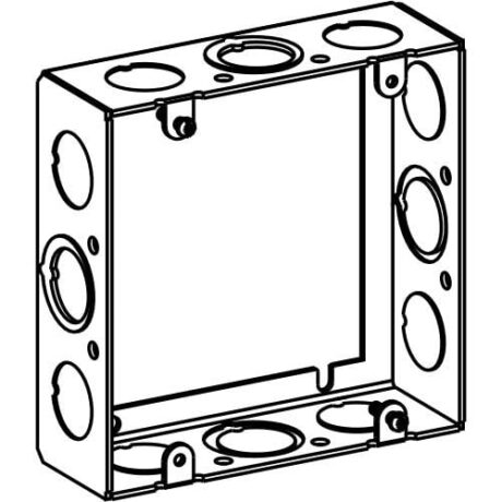 1-1/2” DEEP, 4-11/16” SQUARE (5S) SUPER SHALLOW EXTENSION RING WELDED WITH MKO