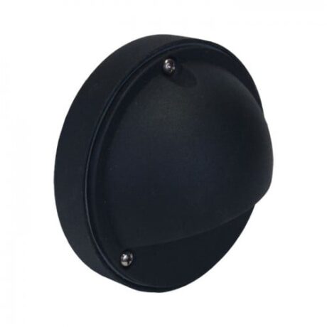 4” SURFACE MOON STEP/WALL LIGHT-BK