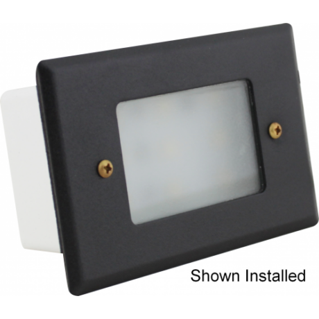 STEP LIGHT FACE PLATE-BK