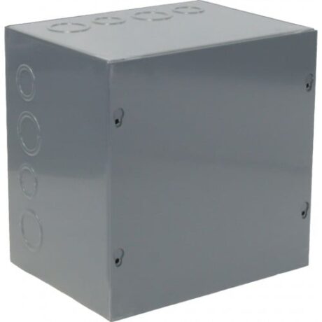 NEMA TYPE 1 SCREW COVER ENCLOSURE WITH K.O. 8” X 8” X 4” - Image 1