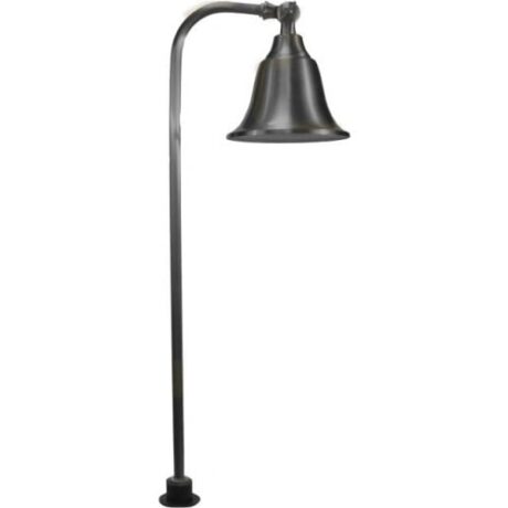 PATHLIGHT JC BI-PIN 20W MAX. 12V TULIP, BRASS, 20W LAMP- ARCHITECTURAL BRONZE