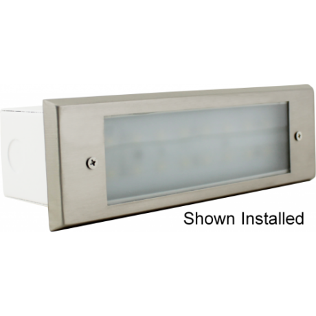 STEP LIGHT FACE PLATE-SS
