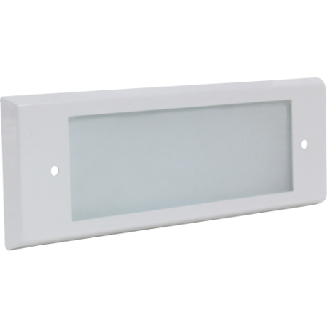 STEP LIGHT FACE PLATE-WH