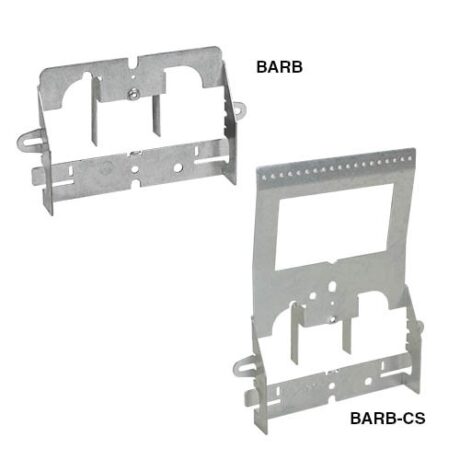 DROP-ON-BAR SLIDER BRACKETS FOR SQUARE BOXES