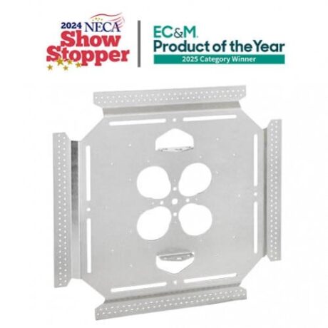 BOX & CONDUIT HANGER SUPPORT UP TO 8”X8” BOX