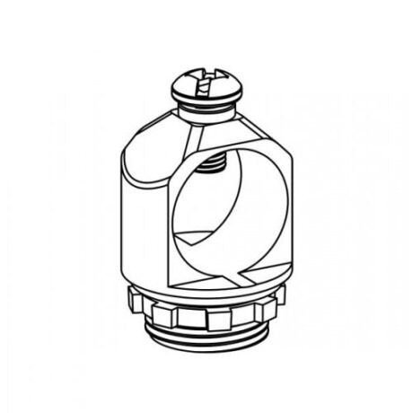 1/2” ZINC-DIE CAST WEATHERPROOF BOX HOLDER