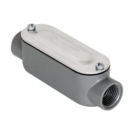 THREADED CONDUIT BODIES ''C'' SERIES WITH STAMPED ALUMINUM COVER