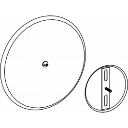 5” CEILING COVER PLATE