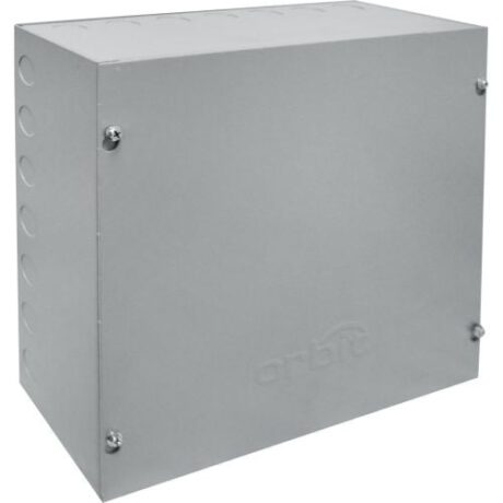 NEMA TYPE 1 SCREW COVER ENCLOSURE WITH 1/2” K.O. 12” X 12” X 4”