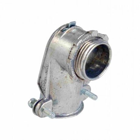 90 ANGLE AC(BX)/MC/FLEX CONNECTORS SQUEEZE TYPE OF643