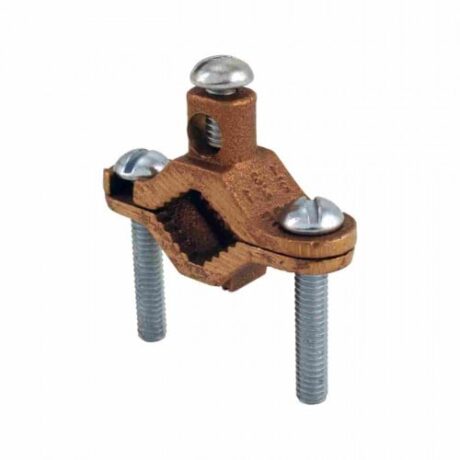 BRONZE BARE GROUND CLAMPS - STEEL SCREW GCB-125/200