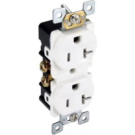 20A Duplex Receptacle, Temper Resistant-SW