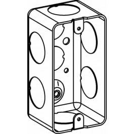1-7/8” DEEP, 1-GANG DRAWN HANDY BOX WITH 3/4” KO