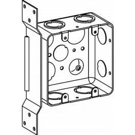 2-1/8” DEEP, 2-GANG DRAWN MULTIGANG HANDY BOX WITH FB BRACKET
