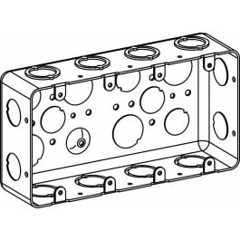 2-1/8” DEEP, 4-GANG DRAWN MULTIGANG HANDY BOX