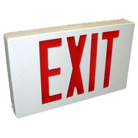 THERMOPLASTIC AC ONLY LED EXIT SIGN ESL-B-R-2C-277 - Image 1