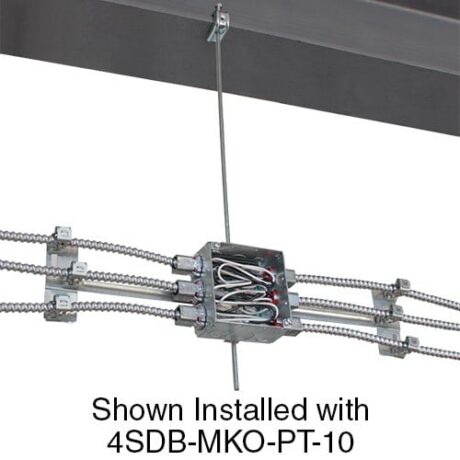 BOX/MULTI-CONDUIT TO WIRE/ROD HANGER F6M3B18CO - Image 2