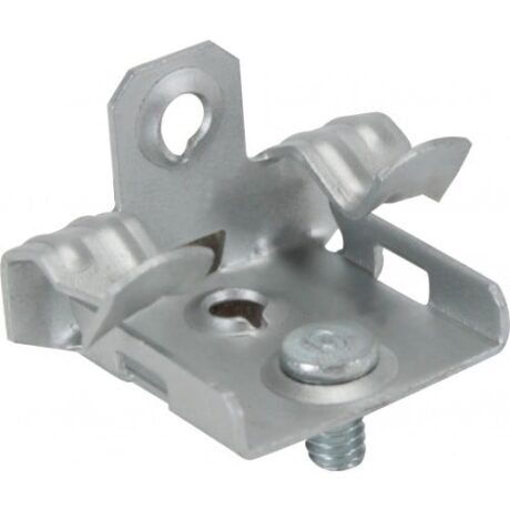HAMMER ON FLANGE CLIPS, BOTTOM MOUNT WITH STUD, 1/8” - 3/4” FLANGE FM912S - Image 1