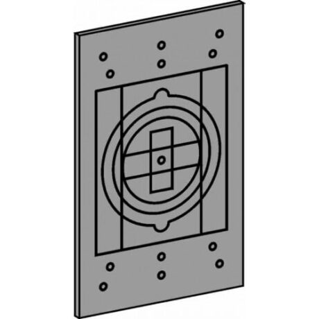 1-GANG UNIVERSAL BOX GASKET, DEVICE MOUNT - BLACK G-1