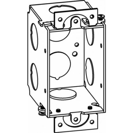2-1/2” DEEP, GANGABLE 1-GANG SWITCH BOX WITH EARS ONLY GB-1