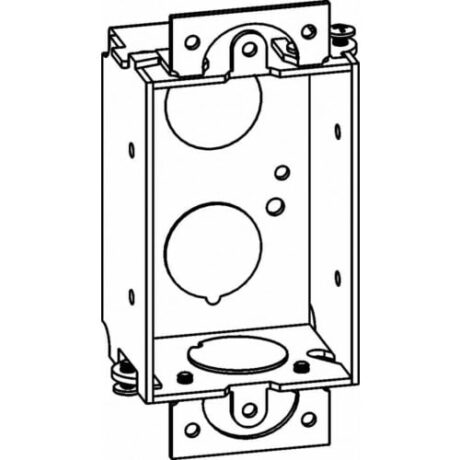1-1/2” DEEP, GANGABLE 1-GANG EXTRA SHALLOW SWITCH BOX GESB-1