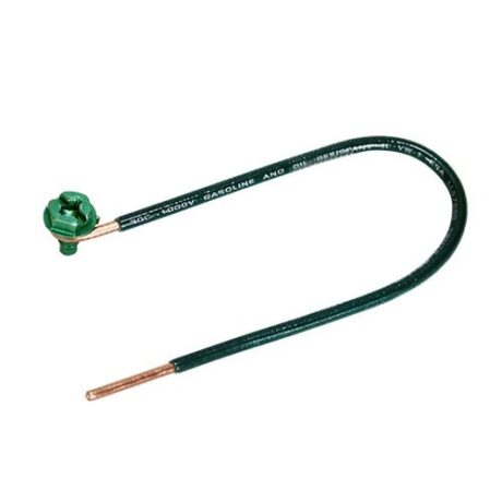 10-32 GROUND SCREW WITH GREEN #12 TAIL GS-1032-PT - Image 2