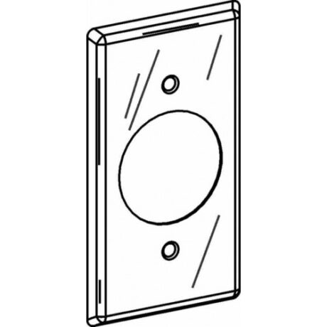 HANDY BOX 20A, 1.60” DIAMETER POWER OUTLET COVER HBC-PO