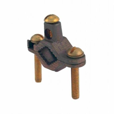 HEAVY DUTY BRONZE DIRECT BURIAL FOR REBAR GROUND CLAMP - BRONZE SCREW GCR-50/100