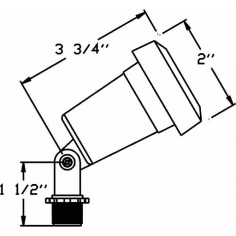 W/P LAMPHOLDER WITH SEALING GASKET LH150-SG-BK - Image 2