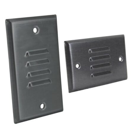 LED INDOOR STEP LIGHT FACE PLATE LISL-C-BK