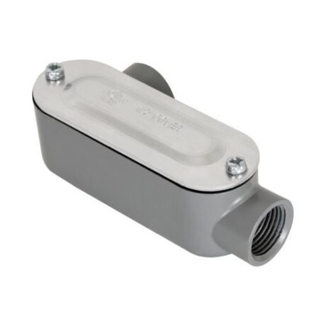 THREADED CONDUIT BODIES "LL" SERIES WITH STAMPED COVER LL-75AS