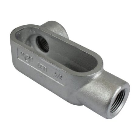 GRAY IRON FORM 7 THREADED CONDUIT BODIES "LL" SERIES LL7-100