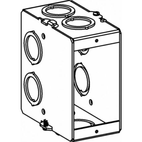 3-1/2” DEEP, GANGABLE 1-GANG MASONRY BOX WITH CKO MBG-1
