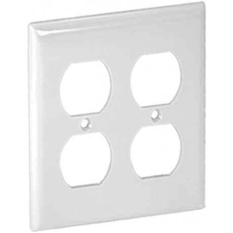 2-Gangs Duplex Receptacle Standard Size Lexan Wallplate OP82-I