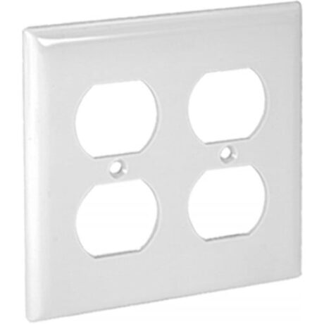 2-Gangs, Duplex Receptacle Mid-Size Lexan Wallplate OPM82-I