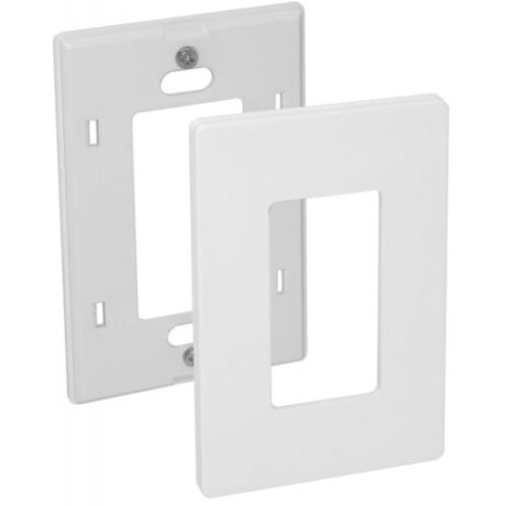 2-Piece, 1-Gang Snap-On Decorative Lexan Wallplates OPS26-A