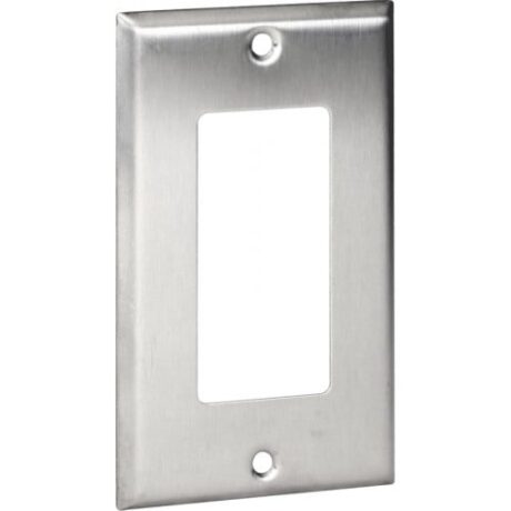1 Gang, Decorative or GFCI Stainless Steel Wallplate OS26