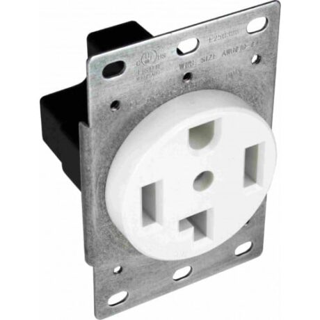 30A 3-Pole 4-Wire Dryer Receptacle NEMA 14-30R-R30-4-W